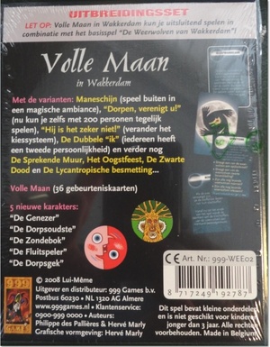 krijgen Recyclen Ver weg slimwinkeltje.nl - Volle Maan in Wakkerdam - uitbreidingsset op De  Weerwolven van Wakkerdam - 999 games
